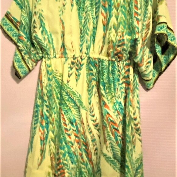 NWOT International Concepts Short Sleeve Boho Midi - Picture 8 of 9